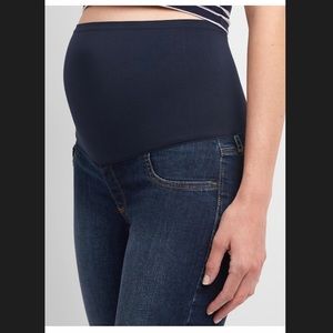 NWT GAP MATERNITY Full Panel Ankle Jeans Sz 10